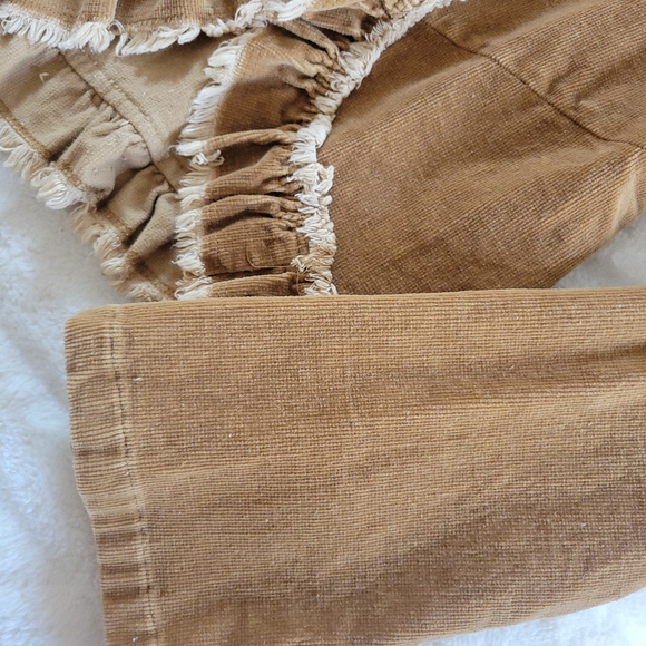 Windsor Tan Ruffle Trim Jacket - Picture 5 of 6